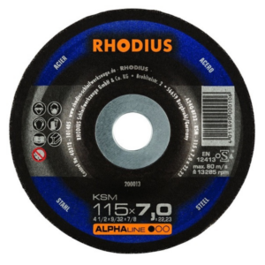 Disco Desbaste 115x7,0x22 Metal Rhodius
