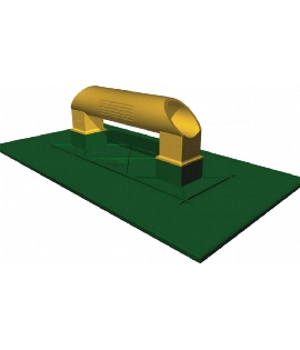 Talocha Rectangular Lisa 275x155mm.