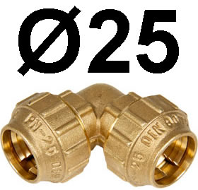 Codo 25 Laton Fitting
