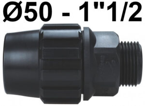 Enlace Rosca Macho Ø 50-1 1/2" Fitting