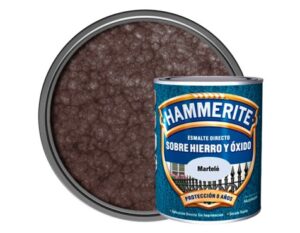 Hammerite Esmalte Metalico Martele Marron 750 ml