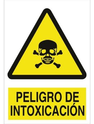 Señal Poliestireno 210x148mm Peligro, Intoxicaxion