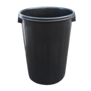 Cubo Basura Comunidad 95l. Negro Sin Tapa