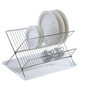 Escurreplatos Cromado Plegable