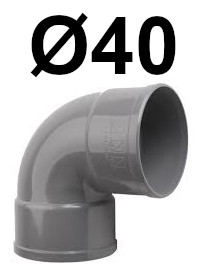 Codo Pvc H-h 40 87º