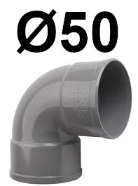 Codo Pvc H-h 50 87º