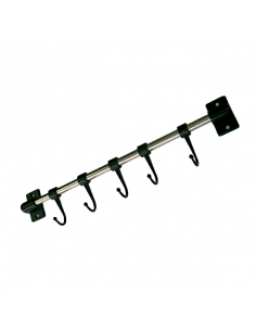 Soporte De Varilla Pared Ganchos Nylon