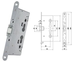 Cerradura Cortafuegos 7770 E-c