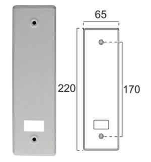 Placa Recogedor Estandar Aluminio