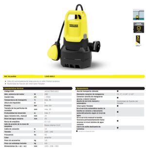 Karcher Bomba Agua Sucias  Sp 9.500 Dirt 9500 L/h