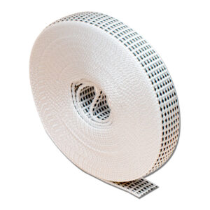 Cinta Persiana Blanca Con Moteado Negro 18 Mm X 6 Mt